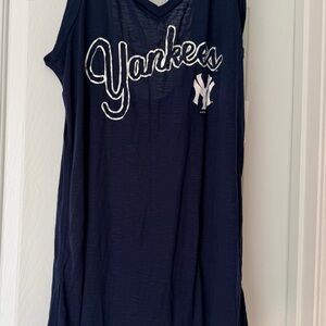 New York Yankees swim cover up